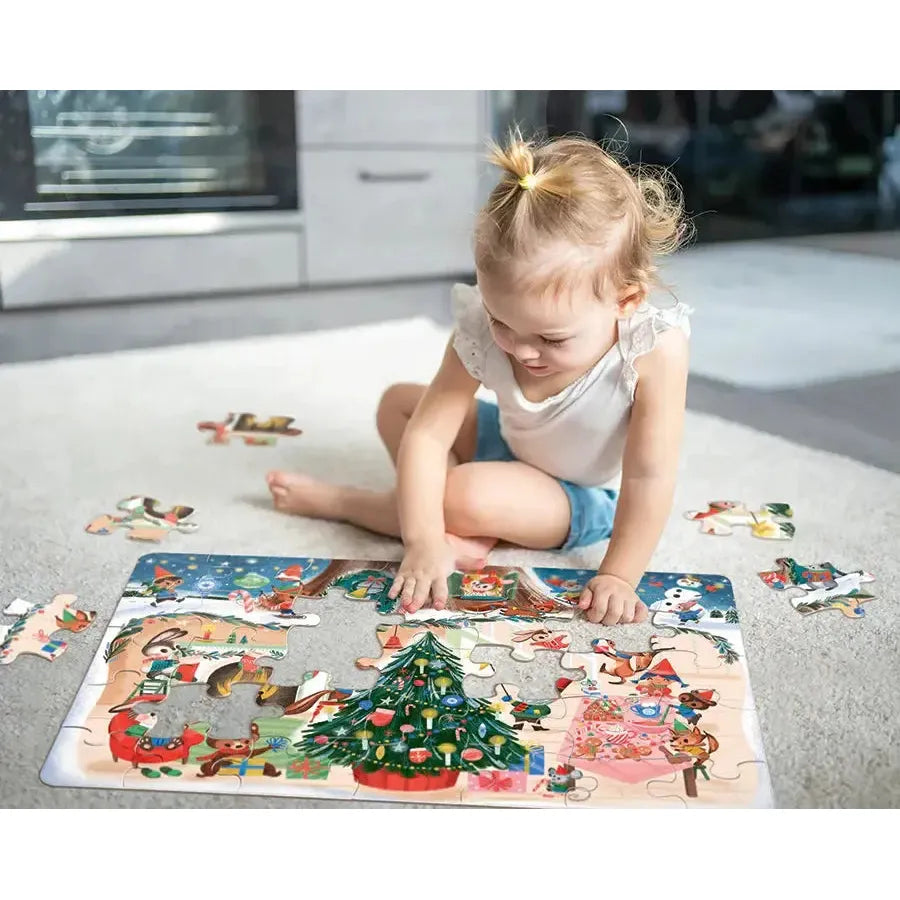 Christmas Cheer 35 Piece Floor Jigsaw Puzzle Cobble Hill (ONLINE ORDER ONLY)