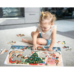Christmas Cheer 35 Piece Floor Jigsaw Puzzle Cobble Hill (ONLINE ORDER ONLY)
