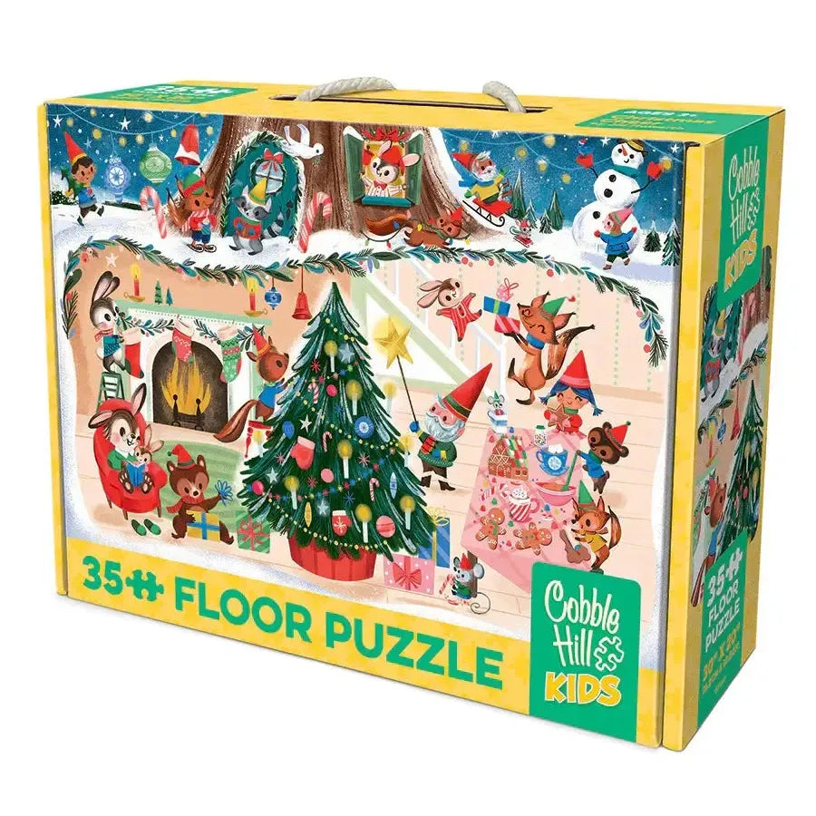 Christmas Cheer 35 Piece Floor Jigsaw Puzzle Cobble Hill (ONLINE ORDER ONLY)