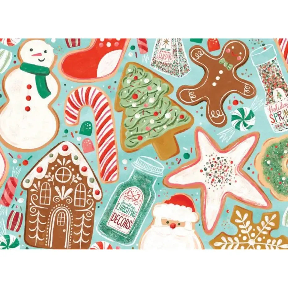 Christmas Cookies 500 Piece Jigsaw Puzzle PuzzleFolk (ONLINE ORDER ONLY)