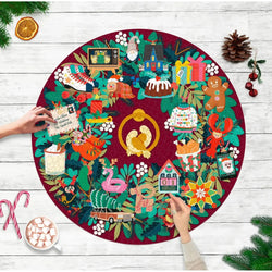 Christmas Countdown 1000 Piece Round Jigsaw Puzzle Ridley (ONLINE ORDER ONLY)
