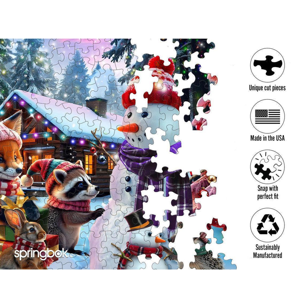 Christmas Critters 500 Piece Jigsaw Puzzle Springbok (ONLINE ORDER ONLY)