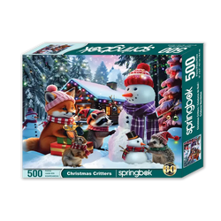 Christmas Critters 500 Piece Jigsaw Puzzle Springbok (ONLINE ORDER ONLY)