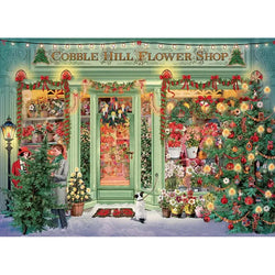 Christmas Flower Shop 1000 Piece Jigsaw Puzzle Cobble Hill (ONLINE ORDER ONLY)