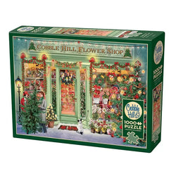 Christmas Flower Shop 1000 Piece Jigsaw Puzzle Cobble Hill (ONLINE ORDER ONLY)