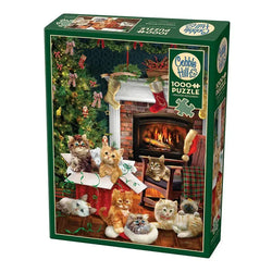 Christmas Kittens 1000 Piece Jigsaw Puzzle Cobble Hill (ONLINE ORDER ONLY)