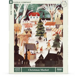 Christmas Market 1000 Piece Jigsaw Puzzle NYPC (ONLINE ORDER ONLY)
