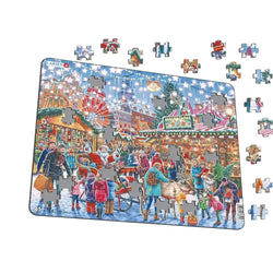 Christmas Market 140 Piece Tray Jigsaw Puzzle Larsen (ONLINE ORDER ONLY)