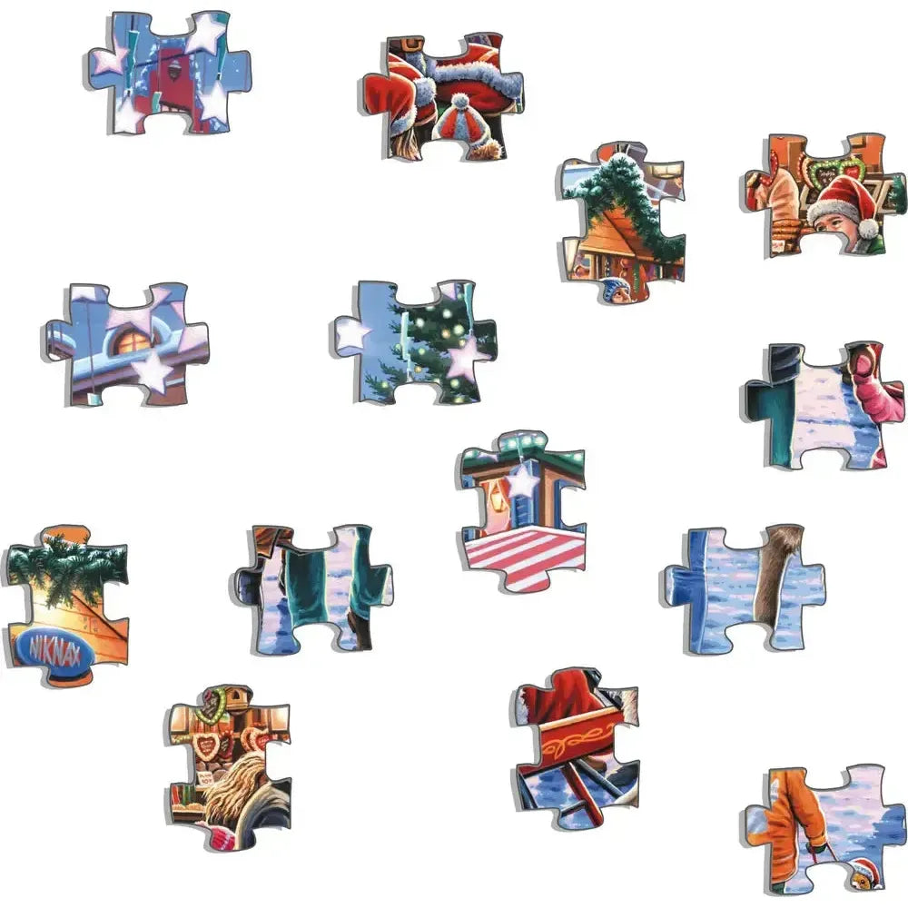 Christmas Market 140 Piece Tray Jigsaw Puzzle Larsen (ONLINE ORDER ONLY)