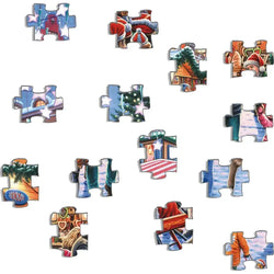 Christmas Market 140 Piece Tray Jigsaw Puzzle Larsen (ONLINE ORDER ONLY)