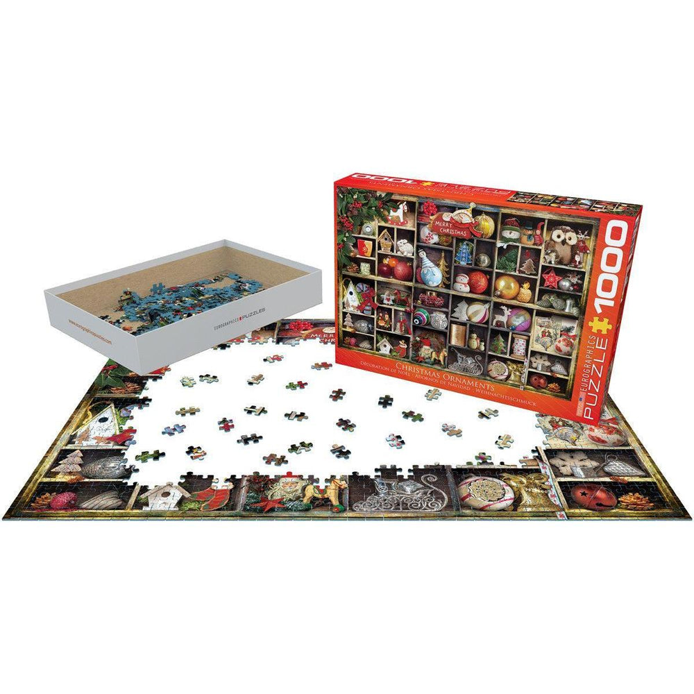 Christmas Ornaments 1000 Piece Jigsaw Puzzle Eurographics (ONLINE ORDER ONLY)