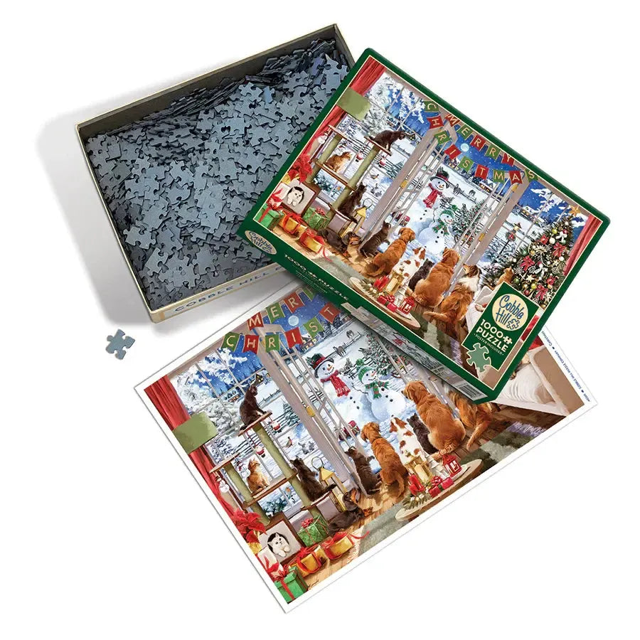 Christmas Visitors 1000 Piece Jigsaw Puzzle Cobble Hill (ONLINE ORDER ONLY)