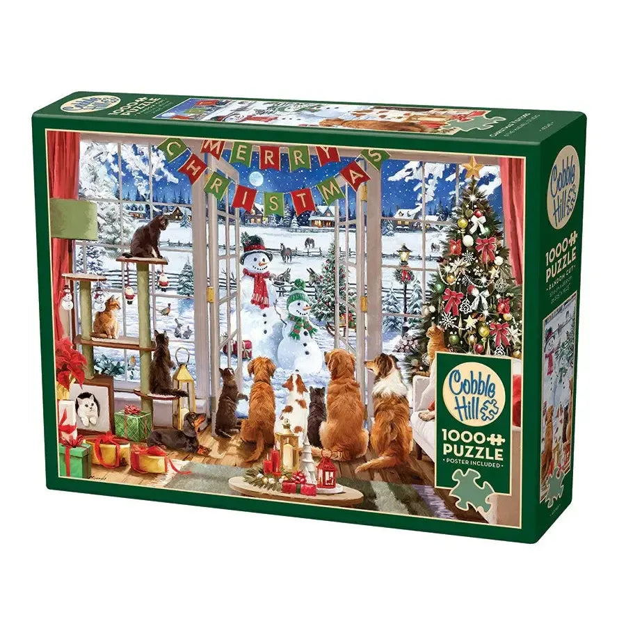Christmas Visitors 1000 Piece Jigsaw Puzzle Cobble Hill (ONLINE ORDER ONLY)