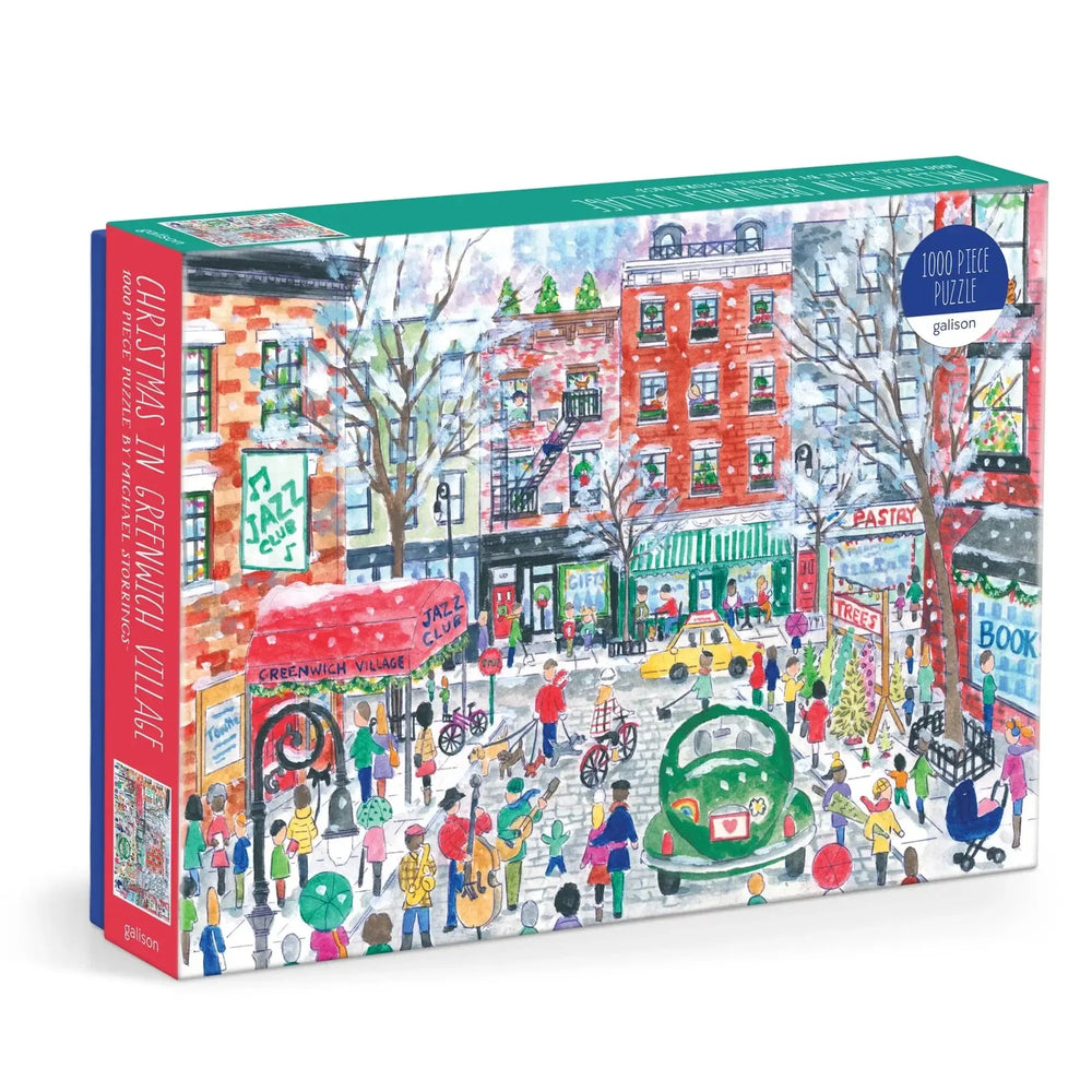 Christmas in Greenwich Village 1000 Piece Jigsaw Puzzle Galison (ONLINE ORDER ONLY)