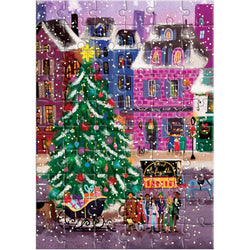 Christmas in the Square Greeting Card 60 Piece Jigsaw Puzzle Galison (ONLINE ORDER ONLY)