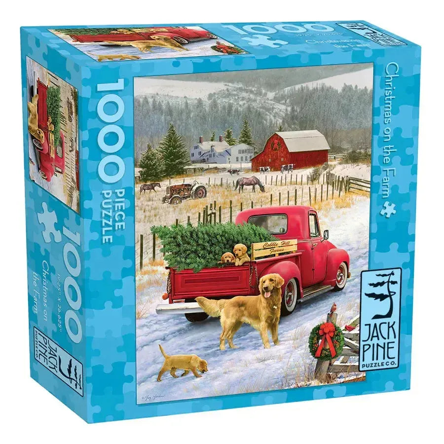 Christmas on the Farm 1000 Piece Jigsaw Puzzle Jack Pine (ONLINE ORDER ONLY)