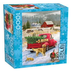 Christmas on the Farm 1000 Piece Jigsaw Puzzle Jack Pine (ONLINE ORDER ONLY)