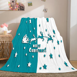 Christmas Flannel Fleece Blanket (Online Order Only)