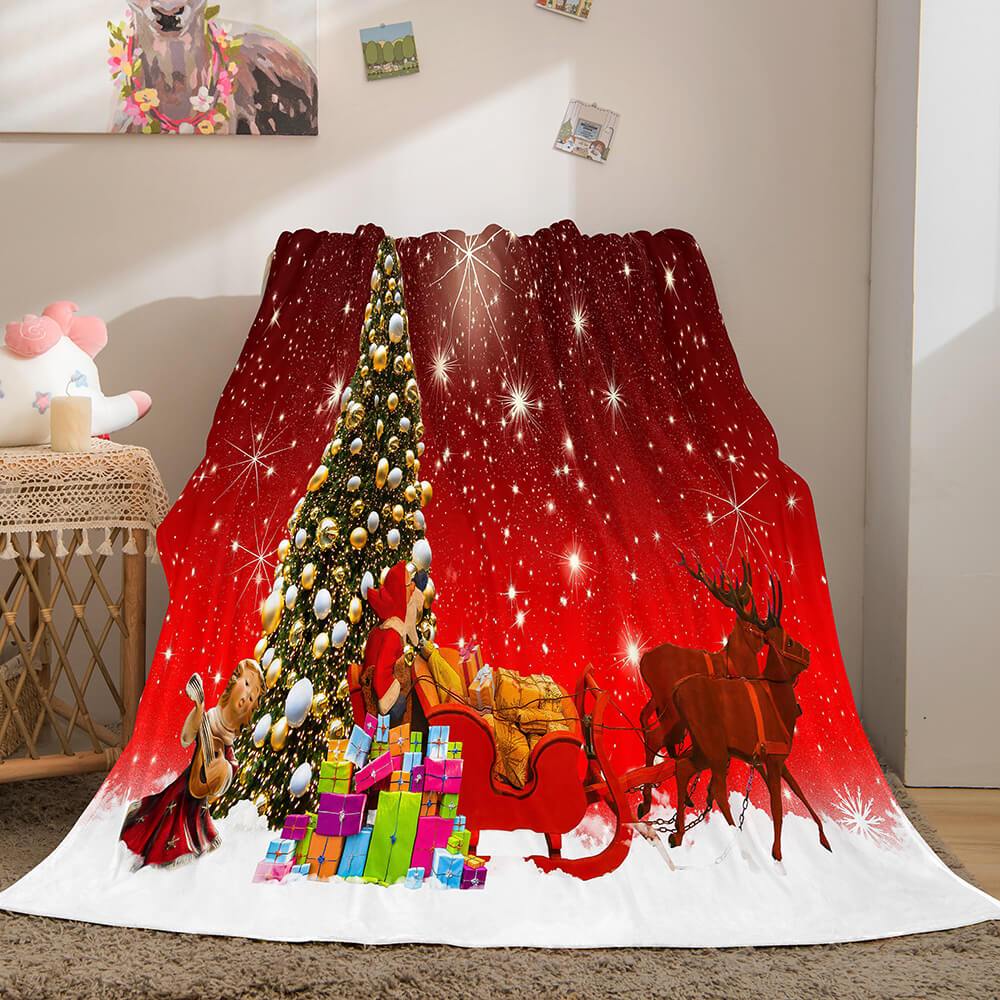 Christmas Flannel Fleece Blanket (Online Order Only)