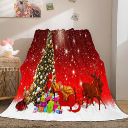 Christmas Flannel Fleece Blanket (Online Order Only)