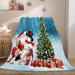Christmas Flannel Fleece Blanket (Online Order Only)