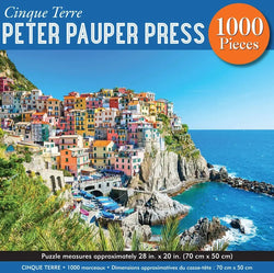 Cinque Terre 1000 Piece Jigsaw Puzzle Peter Pauper (ONLINE ORDER ONLY)