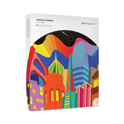 City Vibes by Jordan Herren 500 Piece Round Jigsaw Puzzle Pomegranate (ONLINE ORDER ONLY)