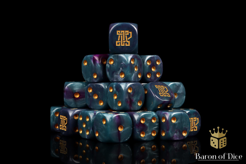 Clan McFlaggon Dice - Infinity (ONLINE ORDER ONLY)
