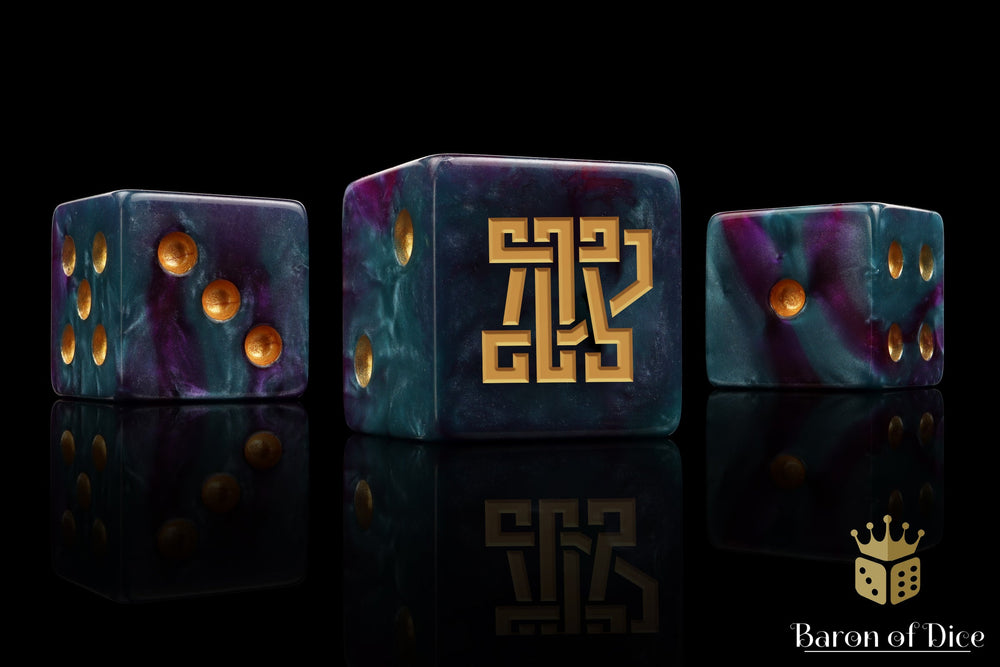 Clan McFlaggon Dice - Infinity (ONLINE ORDER ONLY)