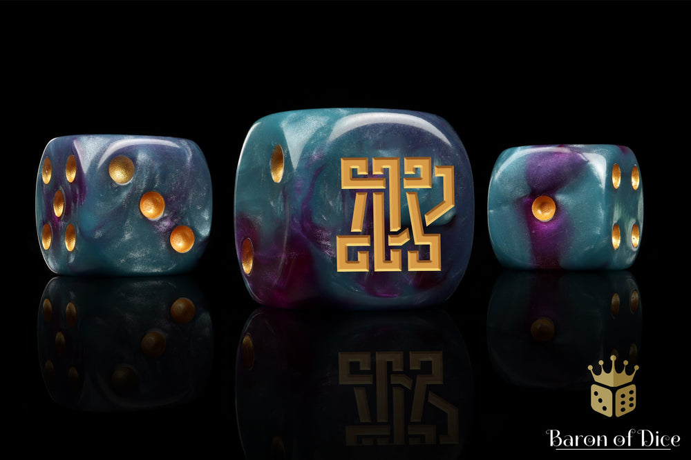 Clan McFlaggon Dice - Infinity (ONLINE ORDER ONLY)