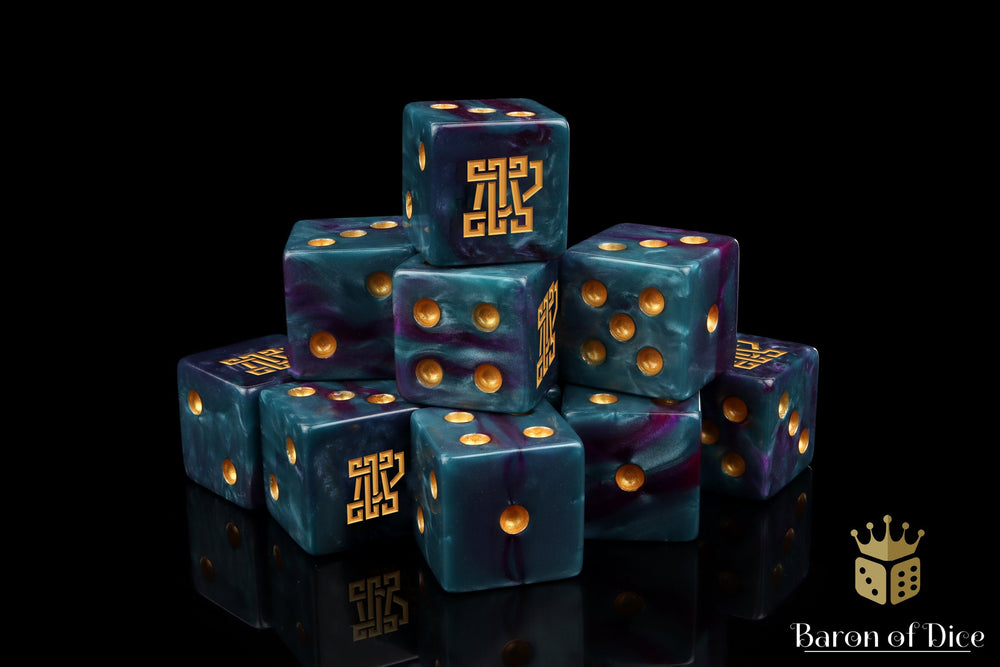 Clan McFlaggon Dice - Infinity (ONLINE ORDER ONLY)