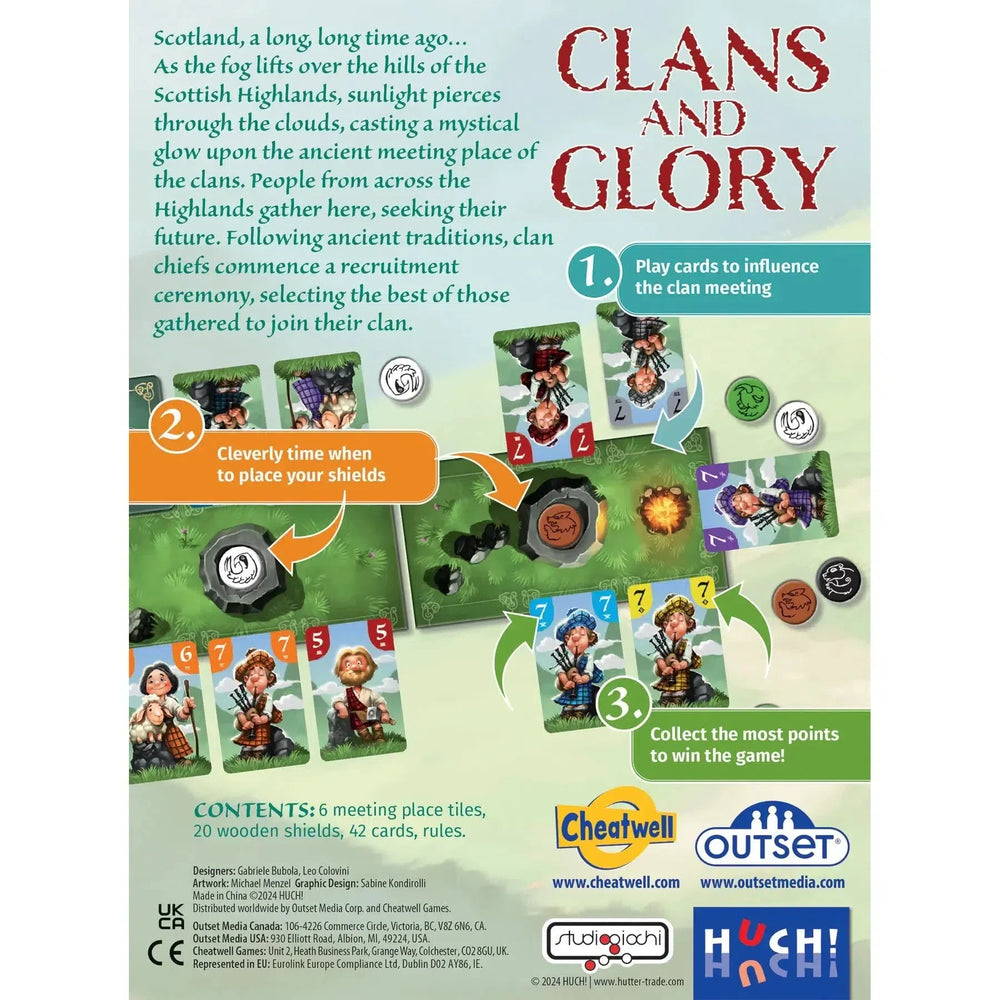 Clans & Glory Strategic Card Game Outset (ONLINE ORDER ONLY)