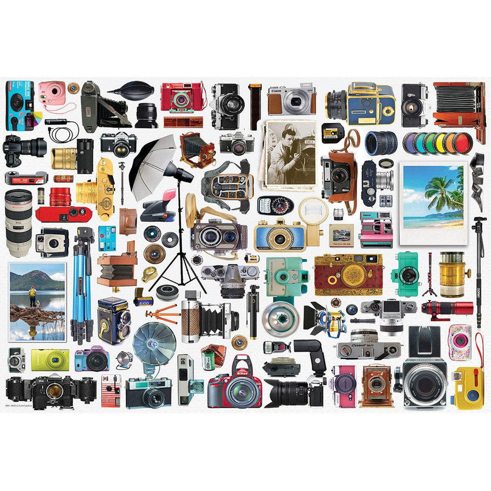 Classic Camera 550 Piece Jigsaw Puzzle in Tin Eurographics (ONLINE ORDER ONLY)