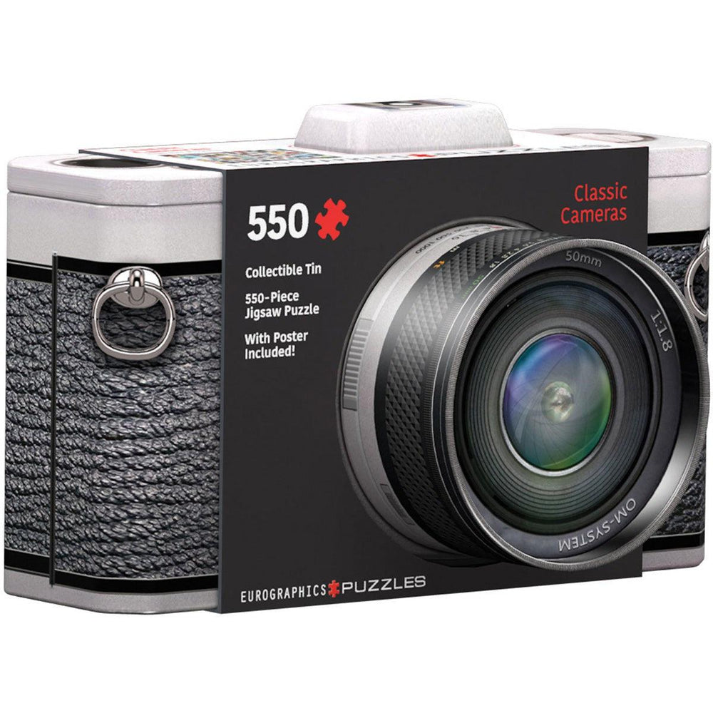 Classic Camera 550 Piece Jigsaw Puzzle in Tin Eurographics (ONLINE ORDER ONLY)