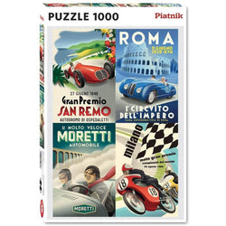 Classic Italian Cars 1000 Piece Jigsaw Puzzle Piatnik (ONLINE ORDER ONLY)