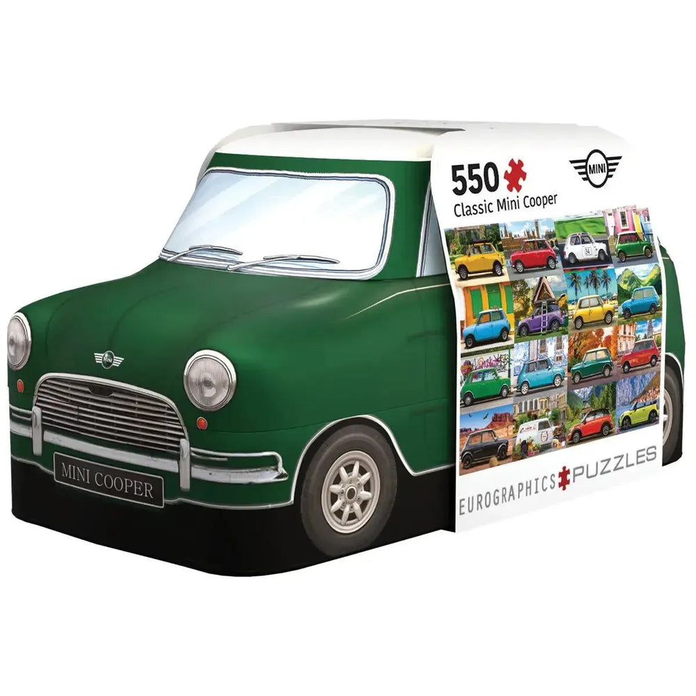 Classic Mini Cooper 550 Piece Jigsaw Puzzle in Tin Eurographics (ONLINE ORDER ONLY)