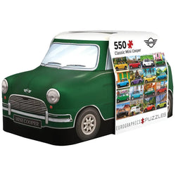 Classic Mini Cooper 550 Piece Jigsaw Puzzle in Tin Eurographics (ONLINE ORDER ONLY)