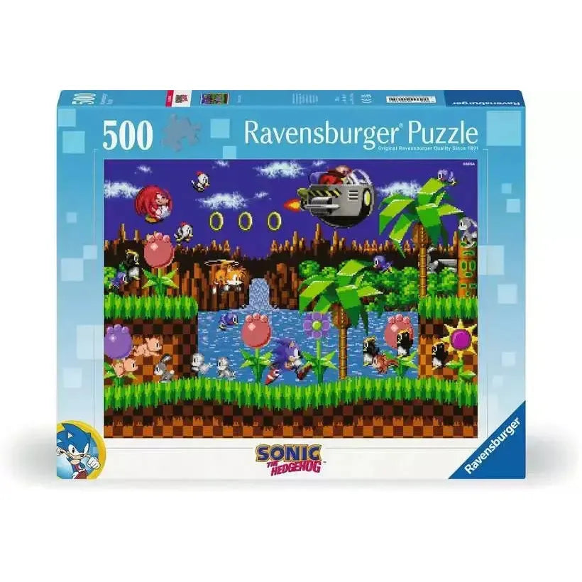 Classic Sonic the Hedgehog 500 Piece Jigsaw Puzzle Ravensburger (ONLINE ORDER ONLY)