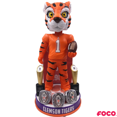 NCAA College Football National Champions Mascot Bobbleheads (ONLINE ORDER ONLY)