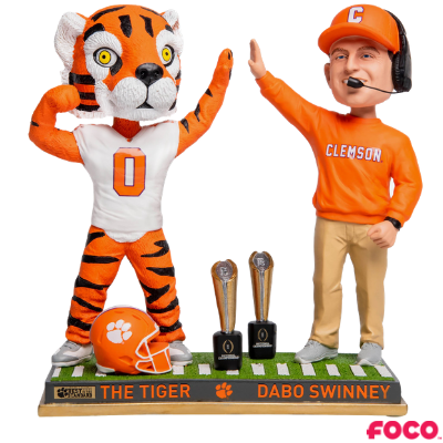 Clemson Tigers 2018 National Champions Special Edition Bobbleheads (ONLINE ORDER ONLY)