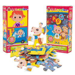 CoComelon Set of 2 Kid Puzzles 18 & 24 Piece Jigsaw Puzzles Sure Lox (ONLINE ORDER ONLY)