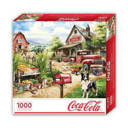 Coca-Cola Country Side Market 1000 Piece Jigsaw Puzzle Springbok (ONLINE ORDER ONLY)