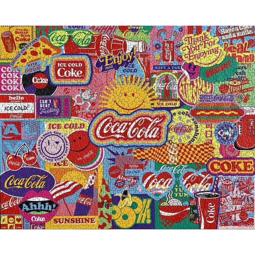 Coca-Cola Pop Art 1000 Piece Jigsaw Puzzle Springbok (ONLINE ORDER ONLY)