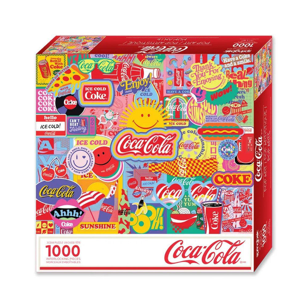 Coca-Cola Pop Art 1000 Piece Jigsaw Puzzle Springbok (ONLINE ORDER ONLY)