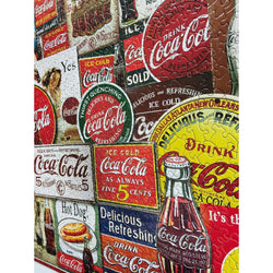 Coca-Cola Tin Signs 1000 Piece Jigsaw Puzzle in Tin Springbok (ONLINE ORDER ONLY)