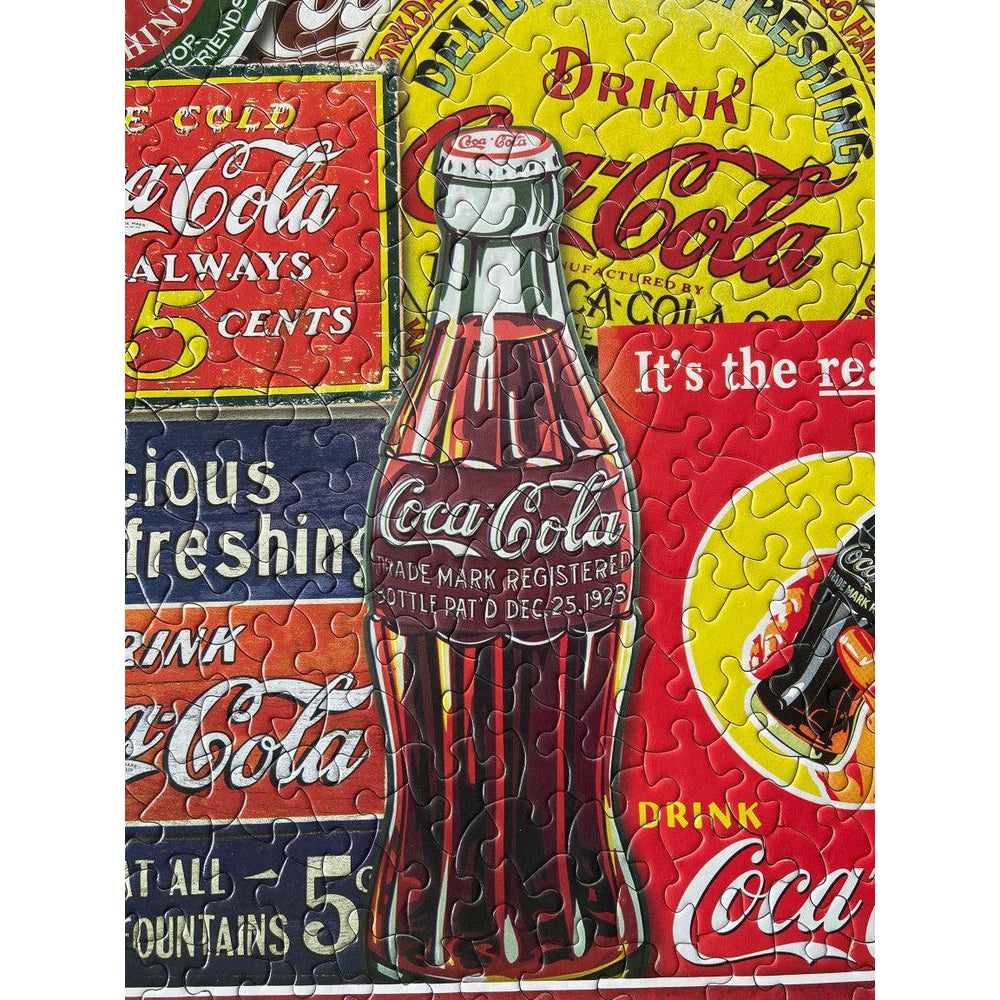 Coca-Cola Tin Signs 1000 Piece Jigsaw Puzzle in Tin Springbok (ONLINE ORDER ONLY)