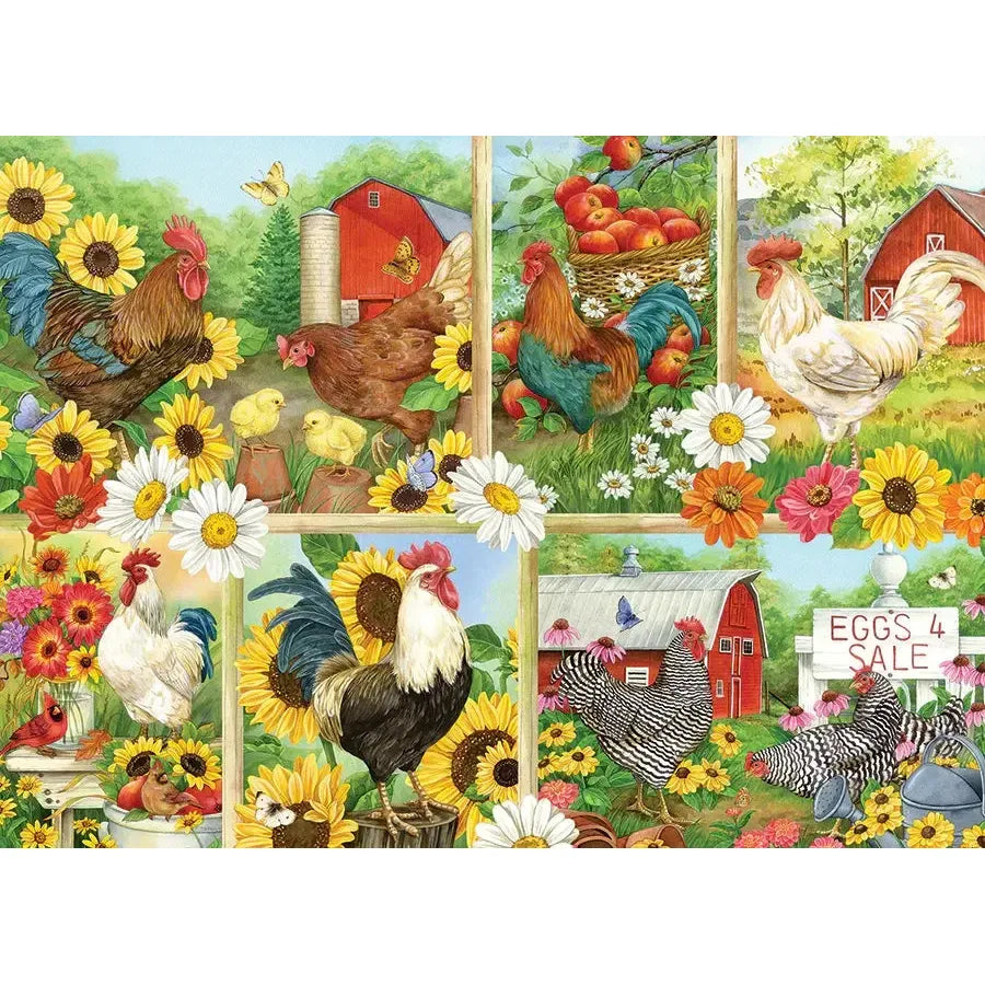 Cockadoodledo 500 Piece Jigsaw Puzzle Cobble Hill (ONLINE ORDER ONLY)