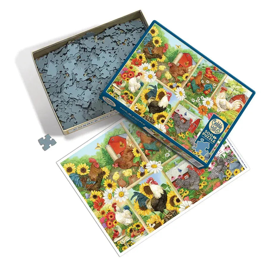 Cockadoodledo 500 Piece Jigsaw Puzzle Cobble Hill (ONLINE ORDER ONLY)