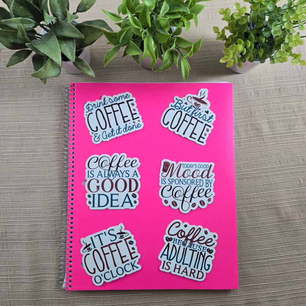 Coffee Quotes Series 1 Stickers (ONLINE ORDER ONLY)