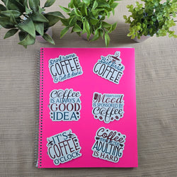 Coffee Quotes Series 1 Stickers (ONLINE ORDER ONLY)